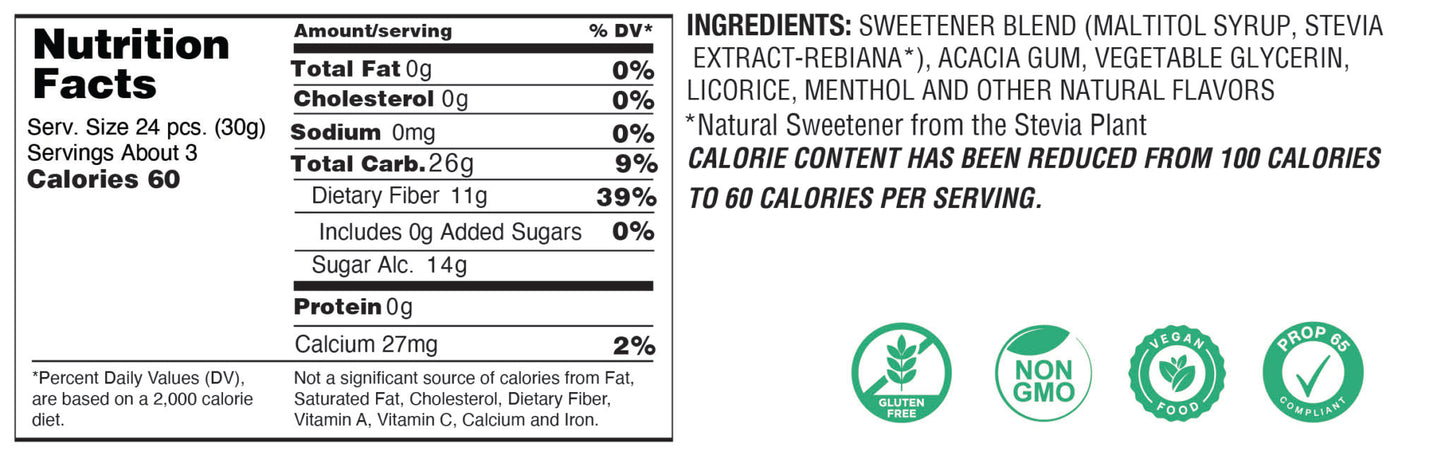 CHIPS Italian Licorice (Stevia)