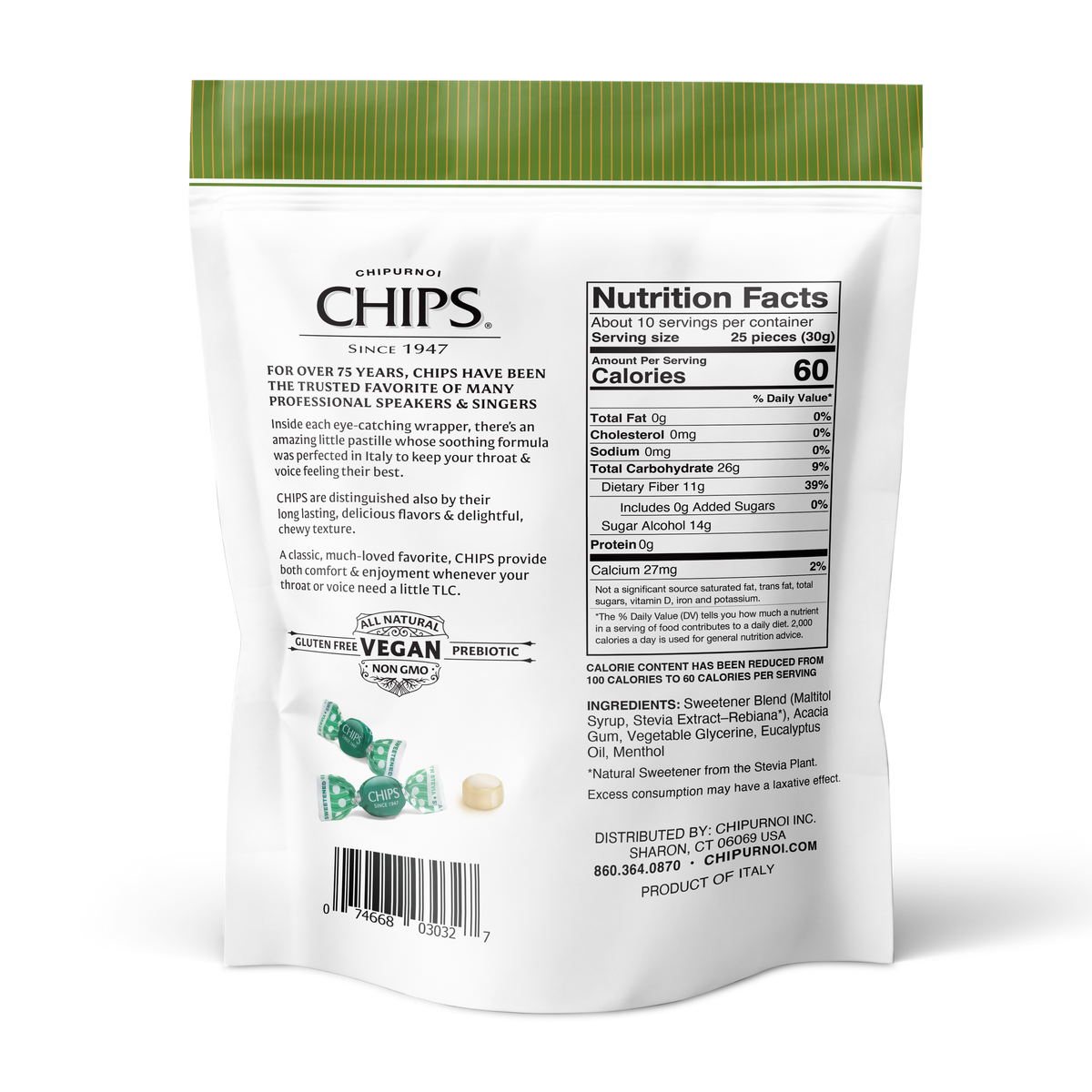 CHIPS Eucalyptus Menthol (Stevia)