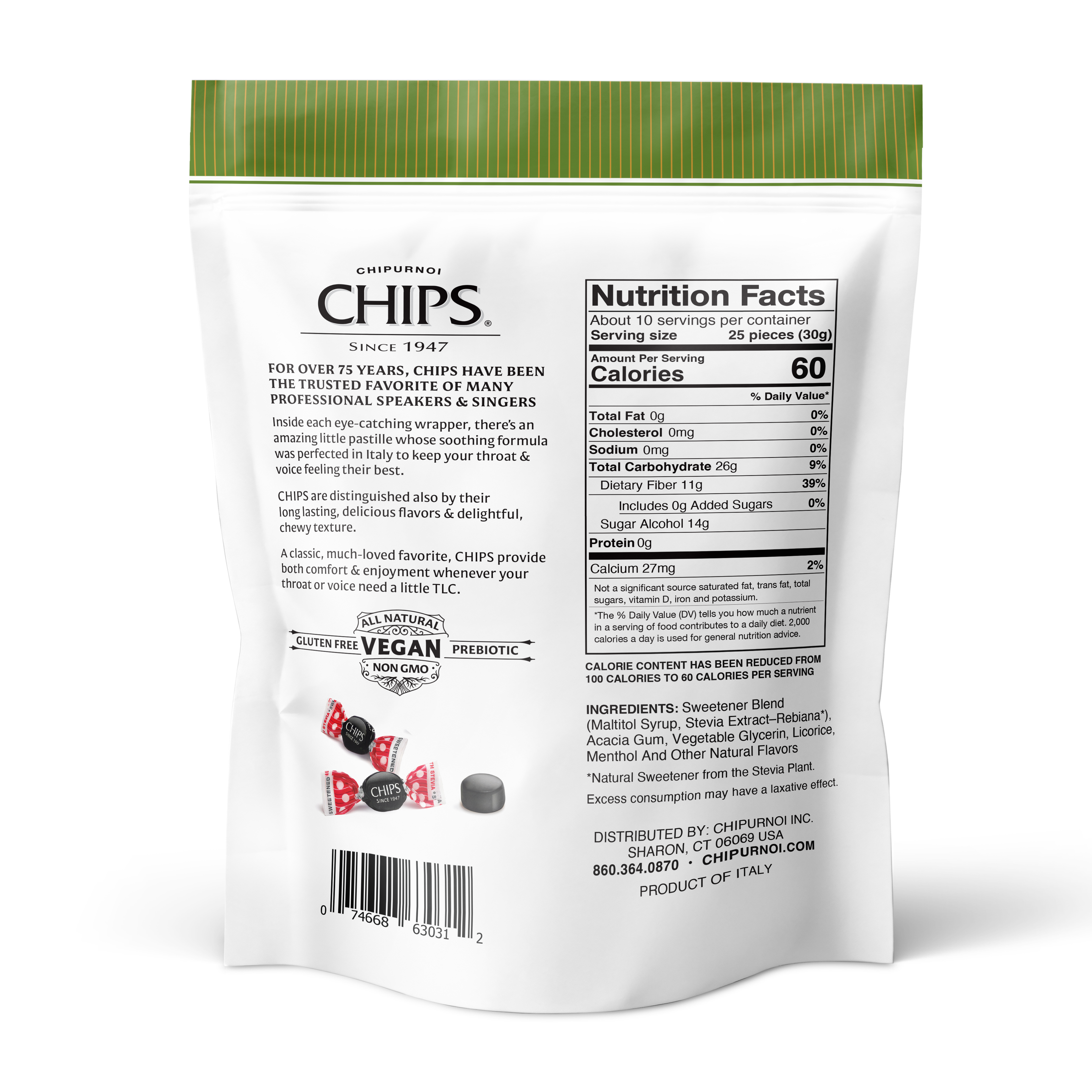 CHIPS Italian Licorice (Stevia)