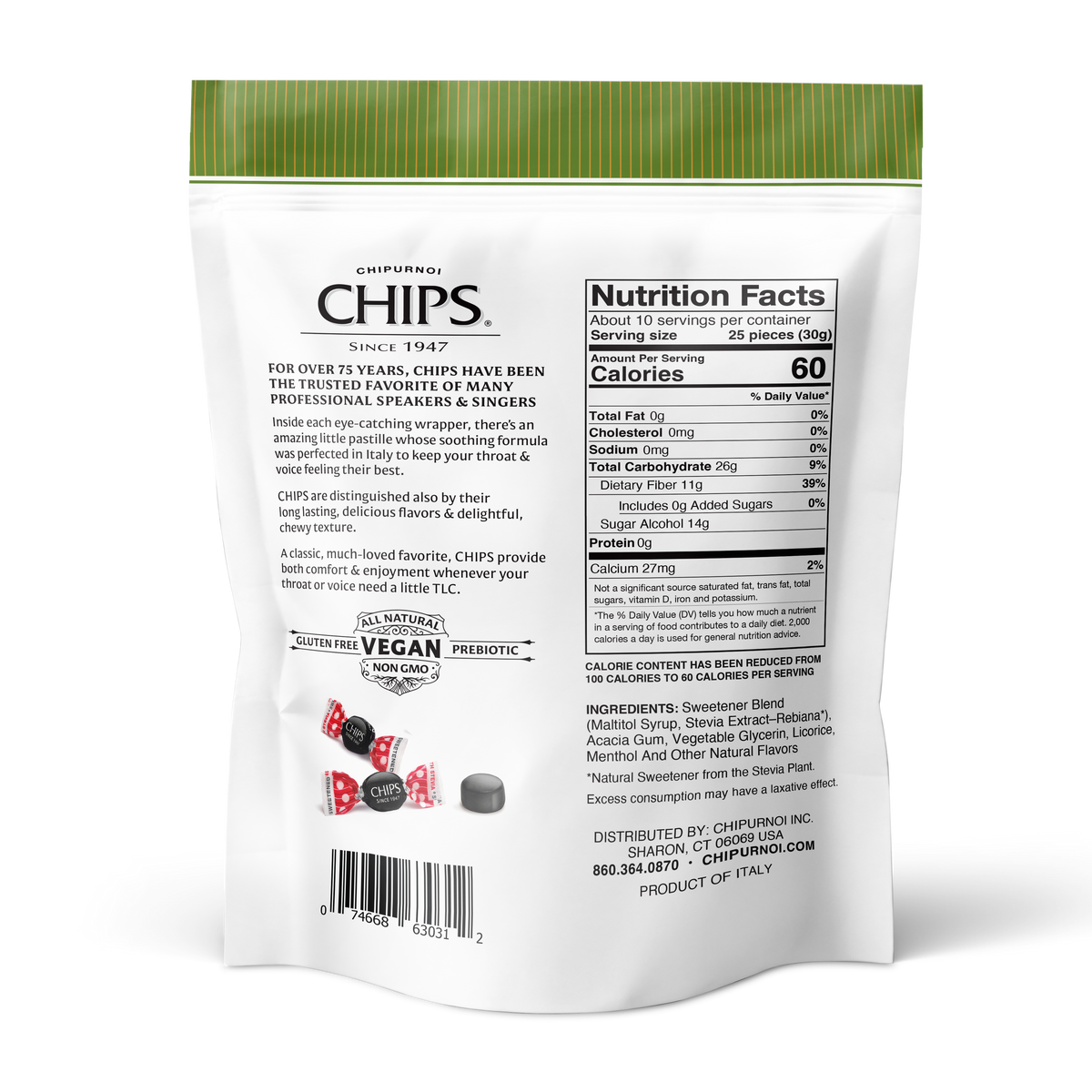 CHIPS Italian Licorice (Stevia)