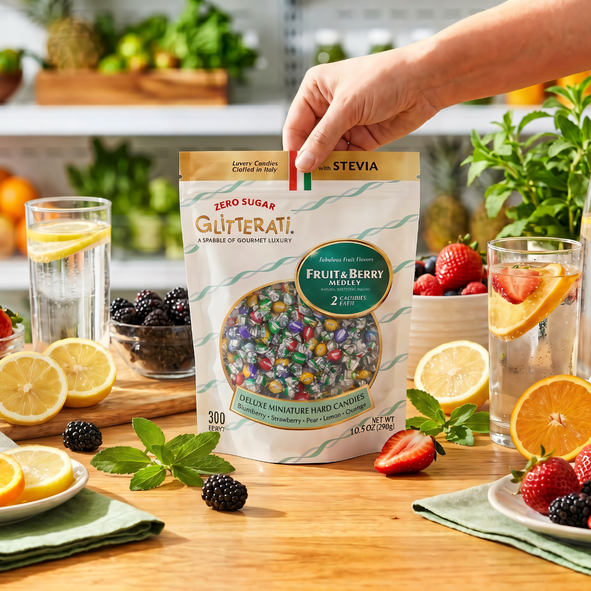 NEW GLITTERATI Fruit & Berry Medley with STEVIA